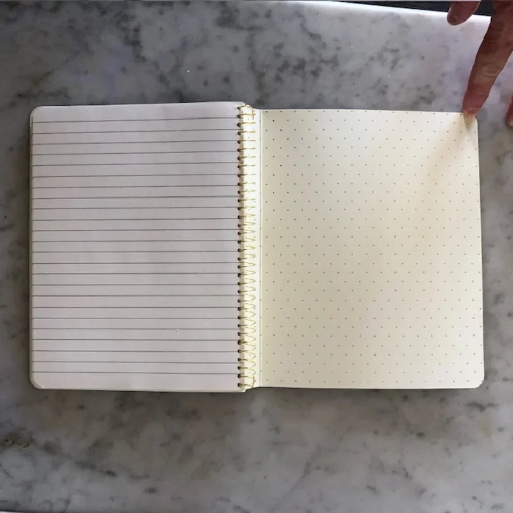 KATE SPADE Spiral Mini Notebook Collar Club of Virginia Seesucker Print …
